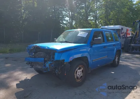 2008 Jeep Patriot Sport from USA, damaged, VIN 1J8FF28W78D796059